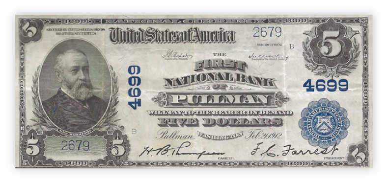 $5 USD bill