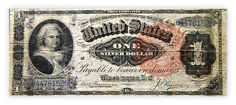 $1 USD bill