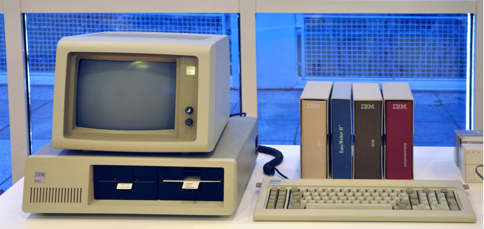 An IBM personal computer